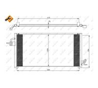 NRF 35877 Condensateur Easy Fit Sans Déshydrateur Subaru Forester SF