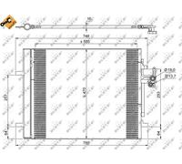 NRF 35884 Condenseur, climatisation pour LAND ROVER,VOLVO