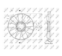 NRF 49813 Rite D'Air De Refroidissement Du Moteur