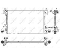 NRF 53160 Radiateur du moteur