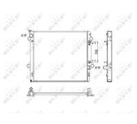 NRF 53575 Radiateur, refroidissement du moteur pour TOYOTA