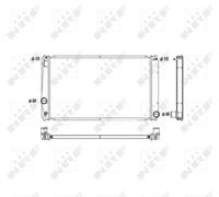 NRF 53589 Radiateur, refroidissement du moteur pour TOYOTA
