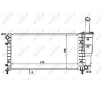 NRF 53601 Radiateur du moteur