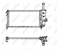 NRF 53605 Radiateur, refroidissement du moteur pour FIAT