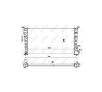 NRF Radiateur de moteur 58189A – Refroidissement moteur