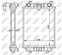 NRF 59183 Radiateur du moteur