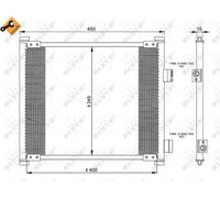 Condenseur, climatisation NRF 35357