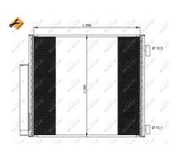 NRF Condenseur de Climatisation pour Toyota IQ KGJ1_ NGJ1_ Aston Martin Cygnet