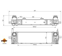 NRF Échangeur De Chaleur LLK Pour BMW X3 XDRIVE20D XDRIVE25D SDRIVE18D X4