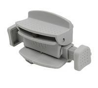 NRF Support de poignée pour store enrouleur occultant moustiquaire pour caravane, camping-car, bateau gris