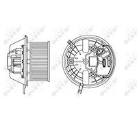 NRF Pulseur d'air habitacle 34169