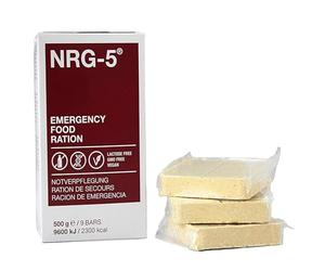 NRG-5 Emergency Food Ration | 2300 kcal Nourriture d'urgence | Longue Conservation | pour Le Trekking, la randonnée, l'alpinisme et en Cas d'urgence