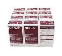NRG-5 - Lot de 12 paquets de rations de secours de 9 barres chacun - 500 g