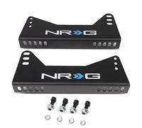 NRG Innovations NRG-RSC-100MB Kit de fixation latérale réglable en acier doux pour siège de course avec revêtement en poudre noire