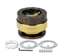 NRG Innovations NRG-SRK-200BR-CG Kit de volant à dégagement Gen 2.0, corps en bronze, anneau doré chromé, motif de boulon 6 x 70 mm et 6 x 74 mm