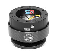 NRG Gen 2.0 Steering Wheel Quick Release Kit Black Body with Carbon Fiber Ring (Part: SRK-200CF) Free Standard Shipping by Quick Release