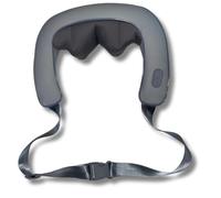 NRG Wellness Coussin de massage pour la nuque infrarouge - Coussin de massage fonction chaleur - Coussin de massage cervical - Coussin de massage Shiatsu 8 rouleaux, 3 positions - Coussin de massage