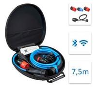 NRGkick 32A 7.5m Set Optimal, Borne de recharge mobile pour voitures électriques, Chargeur sans installation, Incl. adaptateurs 32A & 16A + prise Schuko, Câble de charge EV avec sac de transport