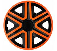 NRM Action Doublecolor 15"" enjoliveur universel noir/orange 1 piece