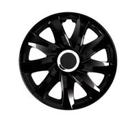 NRM Drift 1 enjoliveur universel en plastique de qualité supérieure (noir laqué, 15")