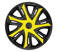 NRM Enjoliveurs 4 Pieces 15 Pouces Jaune/Noir