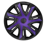 NRM Enjoliveurs Set 4 Pieces 15" Violet/Noir