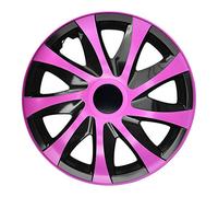 NRM kO241 Draco CS enjoliveur Noir/Rose 13, Set de 4