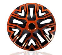 NRM The Best - Enjoliveurs bicolores cuivre et noir, 15 pouces, pour jantes en acier, lot de 4 pièces, couleur: Cuivre/Noir