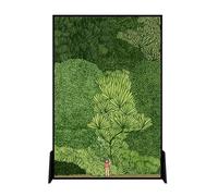 NRNQMTFZ Séparateur de pièce de 1,8 m à Panneau Unique, séparateur de pièce en Tissu pour séparation de pièce, pour Salon, Chambre à Coucher, Maison, Bois Naturel(Width 120cm/47.2 inches,E)