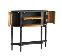 NRNQMTFZ Table de Console en Bois Massif avec Tiroir,Table d'entrée étroite avec Rangement, Table de canapé,Meuble décoratif Traditionnel pour entrée et Couloir(90cm/35.4in)