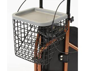 NRS Healthcare Ensemble panier et plateau pour rouleau à 3 roues