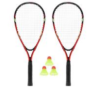 NRS001 CROSSMINTON SET 2 FUSÉES + VOLANTS + COUVERTURE ROUGE NILS