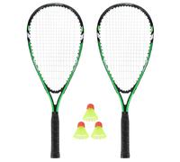 NRS001 CROSSMINTON SET 2 FUSÉES + VOLANTS + COUVERTURE VERTE NILS