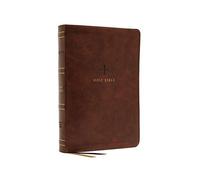 NRSV, Catholic Bible, Thinline Edition, Leathersoft, Brown, Comfort Print: Holy Bible