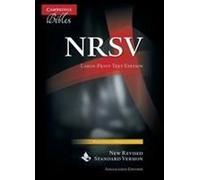 Nrsv Large-Print Text Bible, Black French Morocco Leather, Nr693: T