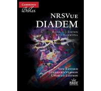NRSVue Diadem Reference Edition with Apocrypha, Cherry Red Calfskin Leather, NR545:XEA