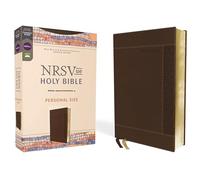 NRSVue, Holy Bible, Personal Size, Leathersoft, Brown, Comfort Print
