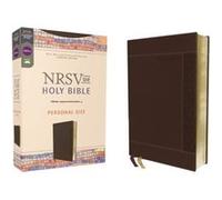 La Bible (NRSVue) – Leathersoft marron, format personnel, Comfort Print – Harper Collins Publishers
