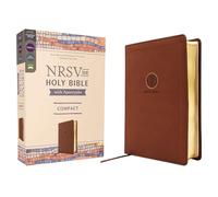NRSVue, Holy Bible with Apocrypha, Compact, Leathersoft, Brown, Comfort Print