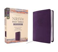 Nrsvue, Holy Bible With Apocrypha, Compact, Leathersoft, Purple, Comfort Print