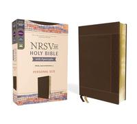 NRSVue – Sainte Bible avec Apocryphes – Format personnel – Simili cuir marron – Comfort Print