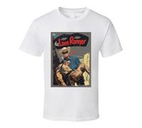 NRSWUPTT The Lone Ranger Retro Comic Book Fan T ShirtWhiteM
