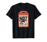 NRT Narita Chiba Tokyo Japon Code aéroport Japonais Kanji T-Shirt