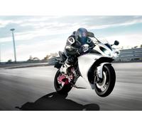 NRTNRFQW Autocollant pour Jante De Moto 17 Pouces Bande Adhésive Décorative pour Bajaj Dominar 400/250 Pulsar 125/150/220F RS200(Blue)