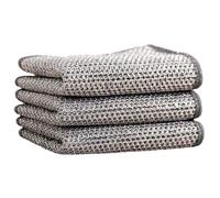 NRUFYSJG 20 pièces Miro France KitchenClean - Chiffons Magiques en Laine d'acier(20 pcs,20X20CM)