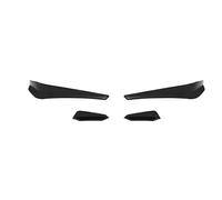 NRUXDYNAcv Front Bumper Wings Compatible for VW Arteon R 2020 2021 2022 2023 2024 Arteon Sedan Body Kit Front Bumper Wings(Bright Black-RLINE)