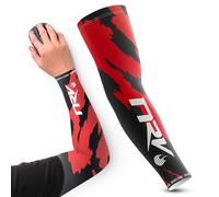 NRV Manchette de Compression Gaming Esport (Edition Camo) - Optimisez Votre Jeu d'eSport avec Style Camouflage - Conçu par des Professionnels - Durable, Respirant et Sans Friction (Noir/Rouge, XL)