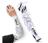 NRV Manchette Gaming eSport MasterPiece - Compression Confort & Contrôle - Anti-Friction - Inspiration Manga - Blanc & Noir - Taille S à 3XL (S)