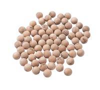 NRVTRE Boules de Bingo en Bois Naturel, 75 pièces, pour activités en | Boules de bingo en bois, lettres et chiffres gravés, faciles à lire pour les soirées de jeux et les divertissements