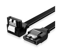 NRVTRE Câble 3.0 40 / 50cm, câble de données pour Disque Dur SATA3 6 / s, Cordon Double Canal Droit à 90 degrés, Adaptateur sans Fil